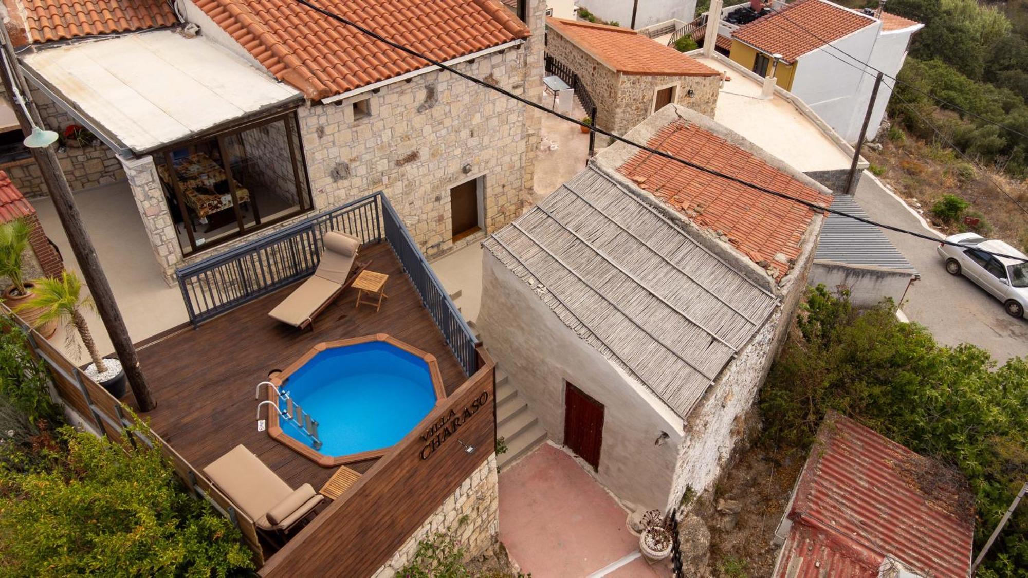 Villa Charaso Giorgio - Private Pool By Estia Kharason ภายนอก รูปภาพ